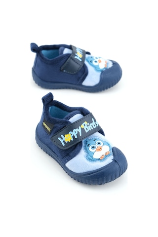 Gezer Kışlık Cırtlı Ayarlanabilir Rahat Taban Happy Birds Bebe Erkek Panduf Ayakkabı Ga2kbm.03363.00.2a2.0n Lacivert