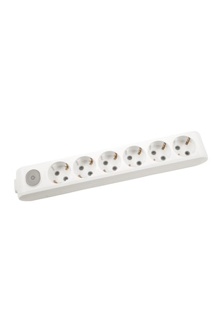Viko Multi-let 6'lı Anahtarlı Topraklı Çocuk Korumalı Klemensli Grup Priz Beyaz - 90117600 Viko Multi-let 6'lı Anahtarlı Topraklı Çocuk Korumalı Klemensli Grup Priz Beyaz - 90117600