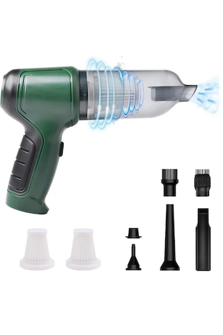 Laxsam Mini 3 İn 1 Araç İçi Süpürge Kablosuz Şarjlı Süpürge