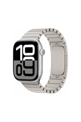 Watch 10 46mm Uyumlu Krd-35 Metal Kordon-titanyum