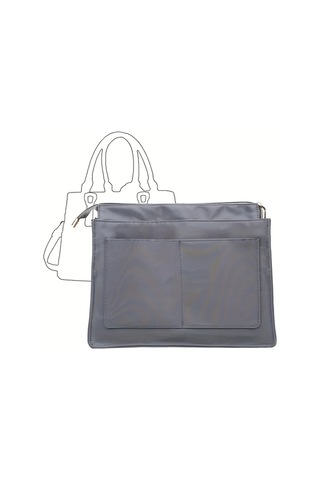 Fochsia Sku Gri 3 Boyutlu Katlanır Nylon El Çantası Organizer Cep Büyük Boyutlu "value":"siyah"