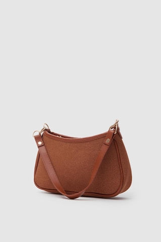 Shule Bags Farme Süet Baget Çanta Taba Taba