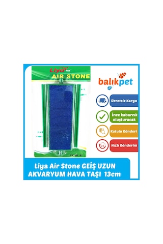 Liya Air Stone Geniş Akvaryum Hava Taşı 13x5cm