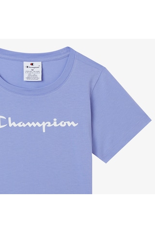 Champion Crewneck Ss Çocuk Mor T-shirt 404998 Mor