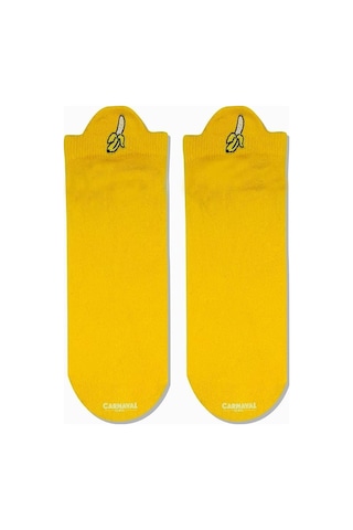 Carnaval Socks 5'li Bilek Nakışlı Meyveler Desenli Renkli Çorap Kutusu Renkli