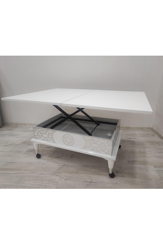 Aras 5 Kademeli Tekerlekli Akıllı Sihirli Orta Sehpa 60x90