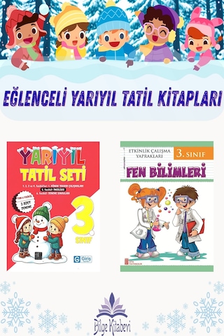 Giriş 3.sınıf Yarıyıl Tatil + Fen Bilimleri Etkinlik Kitabı