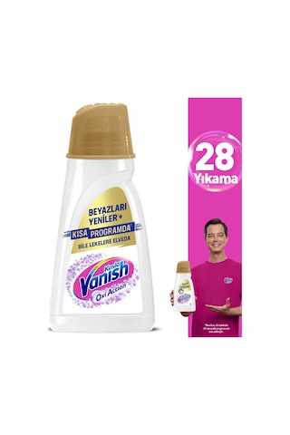 Vanish Oxi Action Kristal Beyaz Deterjan ve Leke Çıkarıcı Sıvı 1 L