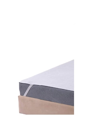 Evony Çift Kişilik Alez 160x200 Cm Sıvı Geçirmez Yatak Koruyucu Micro Kumaş Beyaz