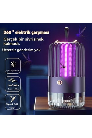 Jian Fan Elektrikli Sivrisinek Kovucu Lambaşarj Açıkev Usb Sivrisinek Kovucu İkisi Bir Arada Sivrisinek Kovucu