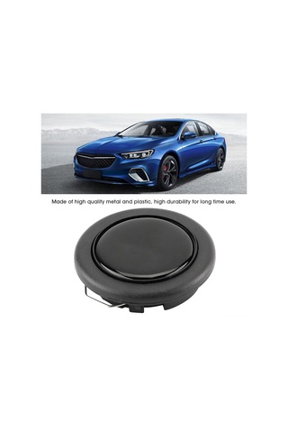 Yaozixa Siyah Evrensel Araba Direksiyon Klakson Düğmesi - Kaliteli Metal+plastik, Kolay Kurulum, Eski/bozuk Olanı Değiştirir, Uzun Ömürlü