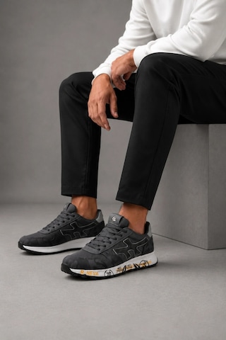 Ht Hotin Flash Erkek Hafif Günlük Spor Ayakkabı Konfor Tabanlı Nefes Alabilen Rahat Sneaker - Füme