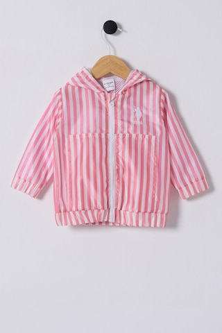 U.s. Polo Assn. Kız Bebek Yağmurluk Pembe-1676 Pembe