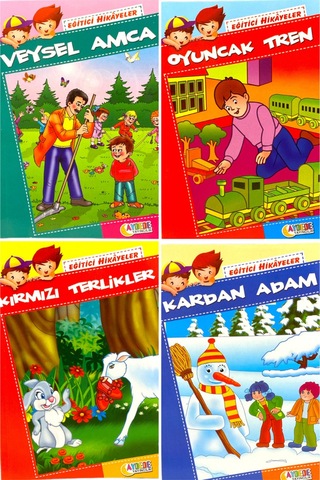 Eğitici Mavi Kalem Öyküler Çocuk Kitapları 8 Kitap