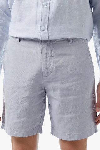 Lacoste Men's Slim Fit Linen Bermuda Shorts Grey Erkek Dar Kesim Keten Şort Gri
