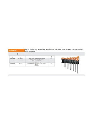 Beta 97ttx/sp11 Torx T Allen Tk Ürün Kodu 000970840