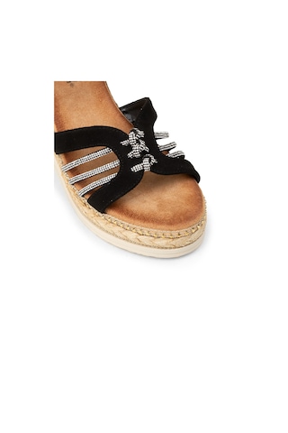 Deery Kadın Siyah Wedge Sandalet - 26231zsyhc01