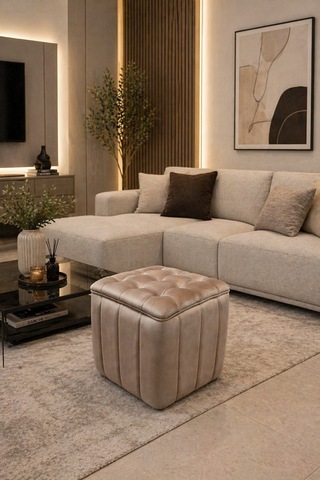 Kapitoneli Dilimli Modern Kare Puf Ayak Dinlendirme Taburesi Dekoratif Ve Rahat Yüksek Kalite Vizon - 844681895 Vizon Kapitoneli Dilimli Modern Kare Puf Ayak Dinlendirme Taburesi Dekoratif Ve Rahat Yüksek Kalite Vizon - 844681895 Vizon