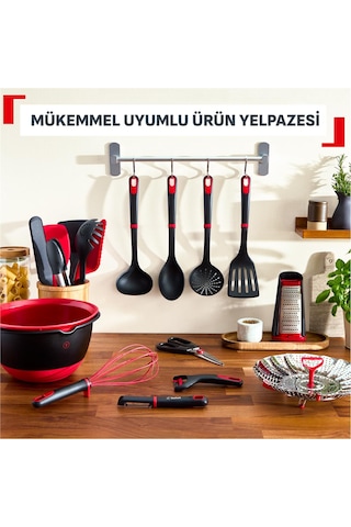 Tefal Ingenio+ Çift Bıçaklı Sebze & Meyve Soyacağı 001 Siyah