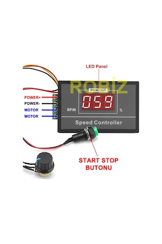 30a 60v Dc Motor Sürücü
