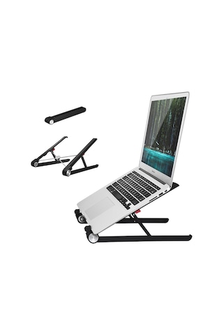 Bix Saiji X1 Alüminyum Notebook Laptop Standı Siyah