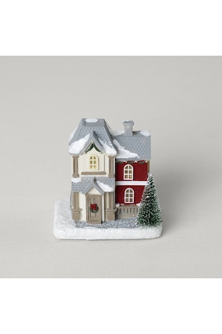 Linens Vintage House Ledli Dekor Kırmızı