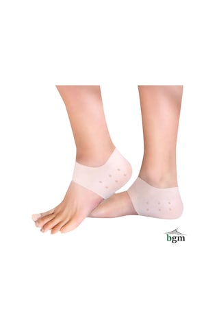 Bgm Silikon Topuk Çorabı Yüksek Kalite Topuk Çatlak Koruyucu Çorabı