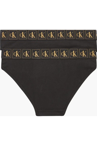 Calvin Klein 2pk Bıkını Kadın Siyah Bkini Külot Set