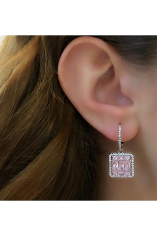 Stela Kare Baget Gümüş Küpe