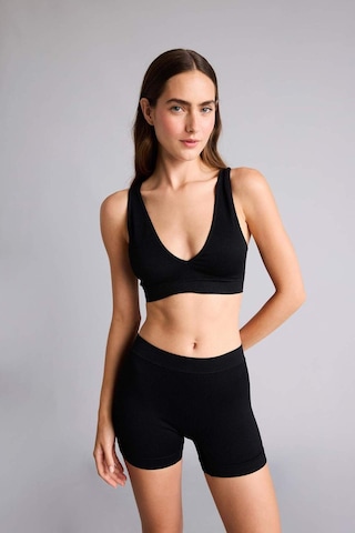 Defacto Fitilli Elastik Bel Siyah Seamless Boxer I0628ax26hsbk81 Siyah-bk81