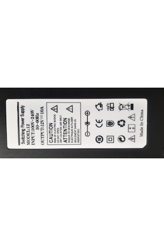 12 Volt 10amper 120 Wat Çok Amaçlı Adaptör Güç Kaynağı-mrty