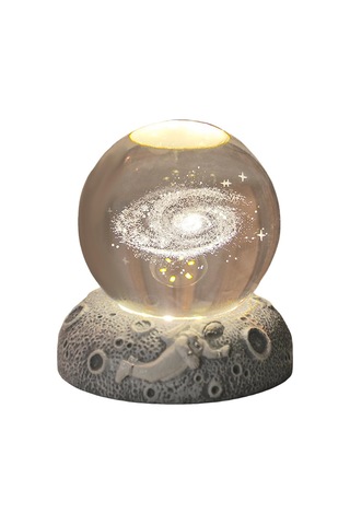 Homyl Yatak Odası Oturma Başucu Için Kristal Top Gece Lambası Samanyolu Çok Renkli