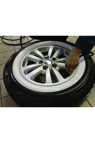 Atlas Marka 13 Jant Oto Lastik Yanağı Beyaz Yanak