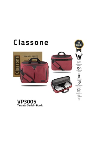 Classone Taranto Vp3005 15.6 -Inch - Su Geçirmez Kumaş - Laptop -