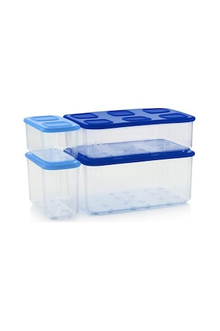 Tupperware Şeffaf Kap 4 'lü Set