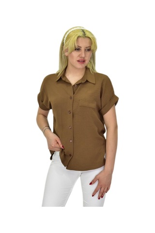Kadın Ayrobin Kısa Kol Gömlek Bgl-st03696 001