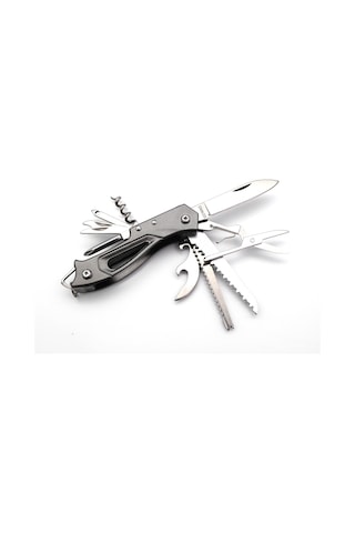 Valkyrie Çok Fonksiyonlu Outdoor İsviçre Kamp Cep Çakısı Siyah