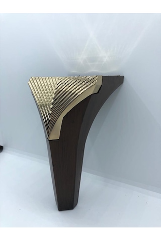 Plastik,venedik 15cm Ceviz-gold Koltuk,baza,mobilya Ayağı 4 Adet