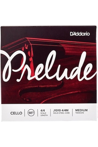 D'Addario J1010 Prelude (4/4) Medium Takım Tel Çello Teli 4/4