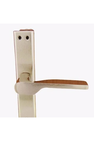 Gökçe Kapı Kolu Aynalı Nikel Saten