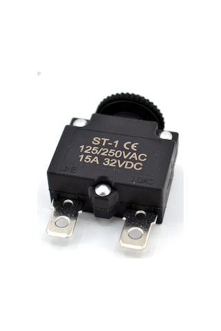 Resetli Termik Sigorta 15a 32v Dc 125/250v Ac