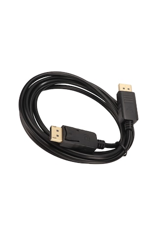 Springsun 1.8m Dp-dp Kablosu, 4k 30hz Ultra Hd, 24k Altın Kaplama, 5 Katlı Koruma, Esnek Dayanıklı Pu Kablo, Bilgisayar-monitör-projeksiyon Uyumlu