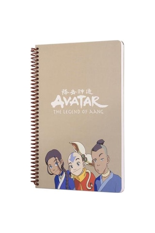 Mabbels Avatar Katara Sokka Aang Spiralli Not Defteri Krem 80 Yaprak Çizgili 17x24cm Dft-388623 Krem