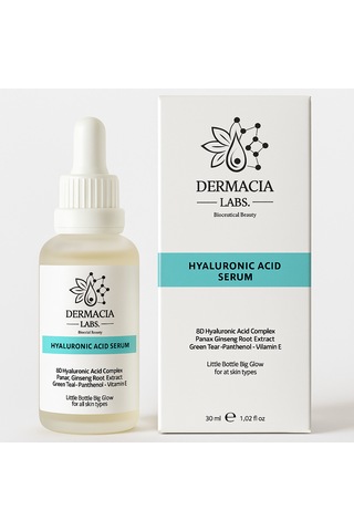 Dermacia Labs Yoğun Nemlendirici Onarıcı ve Yenileyici Hyaluronik Asit Serum 30 ML