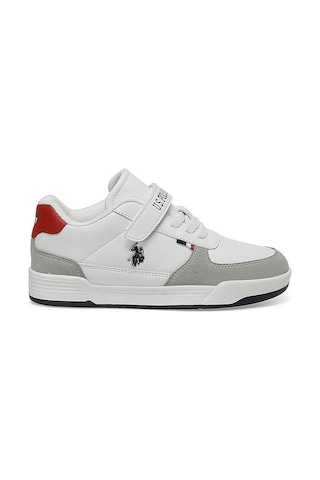 U.s. Polo Assn. A101530799 Clineglb 4fx Erkek Çocuk Klasik Sneaker Beyaz Beyaz