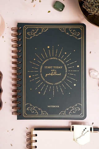 Bullet Journal Edition A5 15x21 Cm Spiralli Noktalı Tarihsiz Not Defteri Güneş Bulut