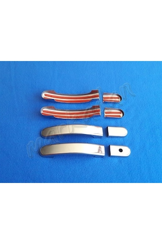 Ford Fiesta Krom Kapı Kolu 2002-2008 4 Kapı Paslanmaz Çelik
