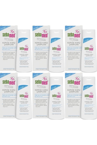 Sebamed Şampuan 200ml Kepeğe Karşı 6 Lı Set Kepekli - Yağlı
