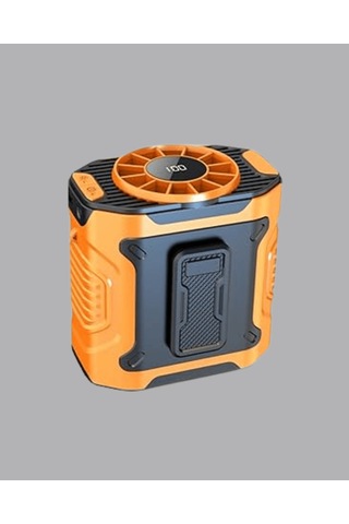 Turbo Mini Fan, 100 Kademeli Dijital Hız Kontrollü, Type-c Şarjlı
