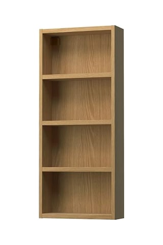 Ikea Hagaån Açık Banyo Duvar Dolabı, Meşe Görünümlü, 40x15x95 Cm